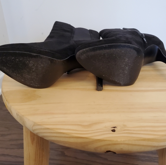 Nine West suede ankle boots-size 8 - Picture 7 of 10